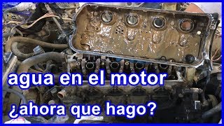 ¡AGUA EN EL ACEITE DEL MOTOR ¿PORQUE causas posibles y soluciones [upl. by Haynes895]