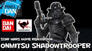 Star Wars Onmitsu Shadowtrooper Movie Realization Bandai Tamashii Nations Figure Video Review [upl. by Missak]