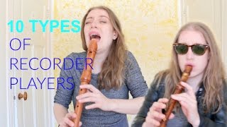 10 types of recorder players  Team Recorder [upl. by Ociral]