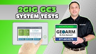 2GIG GC3  How to Run System amp Sensor Test [upl. by Judson]