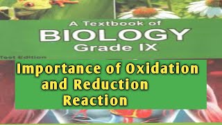 Ch 7 Importance of oxidation and Reduction Reaction 9th  Kpk board online academy with us [upl. by Amelus]