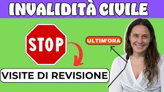 🔴INVALIDITÀ CIVILE ➡ LOCATELLI STOP VISITE DI REVISIONE [upl. by Toddie]