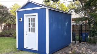 Shed Crafters DFW 8x12 office [upl. by Kapor]