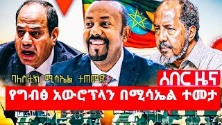 የግብፅ አውሮፕላን በሚሳኤል ተመታ [upl. by Dazraf]