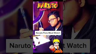 Naruto Sharingan 3d Effect Art art naruto sharingan shorts [upl. by Rees]