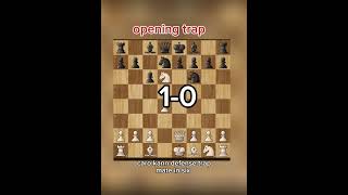 Opening trap mate in 6 chesss [upl. by Sergei462]