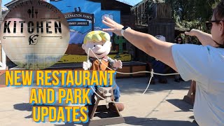 Knotts Berry Farm New Restaurant Opened and Scary Farm Maze DemoPARK UPDATES MID FEB [upl. by Leon854]