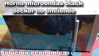 horno de microondas no enciende black decker no prende [upl. by Akenit]