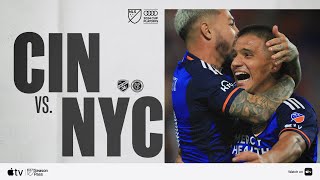 FC Cincinnati vs New York City FC  Audi 2024 MLS Cup Playoffs  Full Match Highlights [upl. by Tollmann]