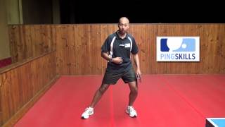 Basic Stance in Table Tennis [upl. by Solis]