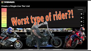 Motorcycle rider tier list [upl. by Niggem]