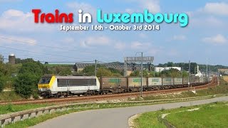 Trains in Luxembourg September 2014 [upl. by Ayna910]