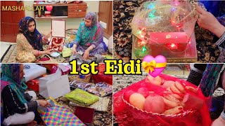 Shadi Ke Baad 1st Eidi Tayyar Ki 💝MASHAALLAH 💝 [upl. by Dnomed]