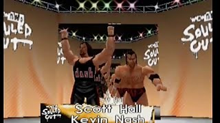 WCWnWo Revenge  “The Outsiders” Scott Hall amp Kevin Nash  Tag Team Title Hard [upl. by Hamas]