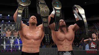 WWE 2K16 PS4 Steve Austin 316 Part 23 Stone Cold amp Triple H vs The Brothers of Destruction [upl. by Aerdnna915]