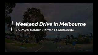 Royal Botanic Gardens Cranbourne Melbourne Australia The Dash Cam Journey [upl. by Airetal]