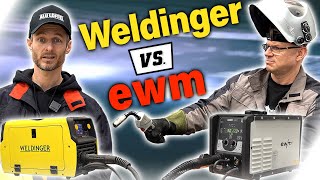 Weldinger vs EWM  Schweißgeräte  VERGLEICH [upl. by Selry107]