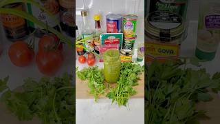 Jamaican Green Seasoning 🇯🇲greenseasoning sofrito epis seasoning jamaicanfood fyp capcut [upl. by Ruy]