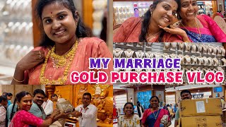 Pooja’s Marriage Gold Purchase VLOG ❤️🌼 poojaskitchen gold shopping vlog [upl. by Sirtaeb]