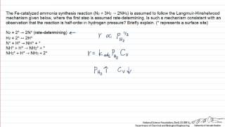 Reaction Mechanism Dependence on Partial Pressure Review [upl. by Annahc]