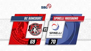 BC Boncourt vs Spinelli Massagno  Game Highlights [upl. by Ahsiner789]