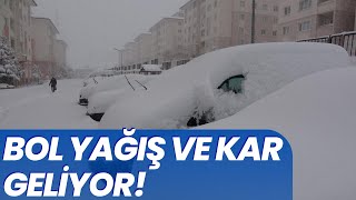 10 DERECE DÜŞECEK KAR VE YAĞMUR GELİYOR [upl. by Yerhcaz]