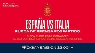 🚨EN DIRECTO🚨 Rueda de prensa pospartido España vs Italia  🔴 SEFUTBOL [upl. by Blithe]