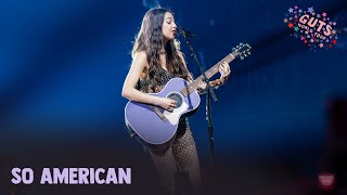 Olivia Rodrigo  so american Live at The GUTS Tour [upl. by Aihseuqal]