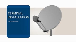 VSAT Terminal Tutorial  1m Antenna and MDM2200 IP Satellite Modem Installation  Sat3Play [upl. by Moses]