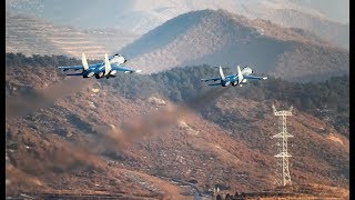 中国的马赫谷Mach Loop：空军双机编队超低空穿越山谷 [upl. by Marius306]