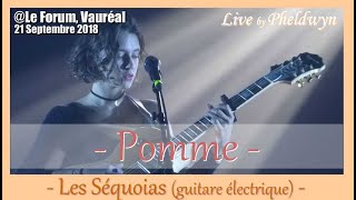 Pomme  Les Séquoias guitare électrique  Le Forum Vauréal  21 sept 2018 [upl. by Brice]