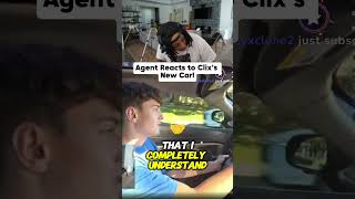 AGENT REACTS TO CLIXS NEW CAR shorts agent00 clix xsetclix fortniteclix agent00clips [upl. by Anala]