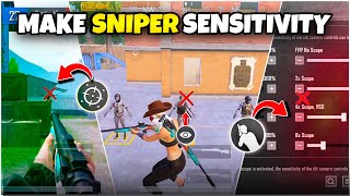 PUBG MOBILE SNIPER SENSITIVITY SETTINGS✅CODE amp TUTORIAL🔥 [upl. by Om354]