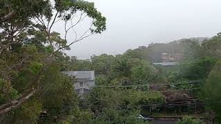 Storm crossing Narrabeen Lagoon time lapse 19 12 2021 [upl. by Misti]