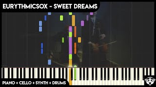 Eurythmics  Sweet Dreams  Piano  Cello  Synth  Drums Cover free sheet [upl. by Meg]