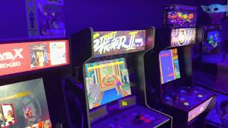 Ultimate 2023 arcade game room tour NEW game office with all Arcade1up games pinball and MVSX games [upl. by Jacy329]