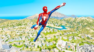 GTA 5 Epic Ragdoll GREEN SPIDERMAN VS RED MINIONVS GREEN HULK Euphoria Physics amp Funny Fails [upl. by Sarnoff500]