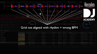 DJUCED  Organize your music  05 Song Analysis  Correct a Beatgrid [upl. by Alla]