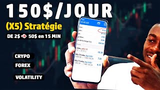 🚀Stratégie Forex amp Volatility 75 pour Tripler X5 Votre Argent 2 à 50 15min VIX 75 Forex Trading [upl. by Stauder]