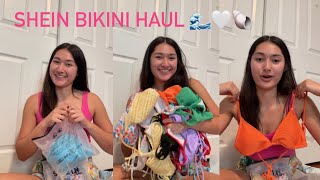 Shein Bikini Haul 2023 🌊🤍🐚 [upl. by Emoreg]