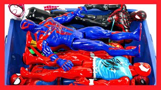 Juguetes🕸️SPIDER MAN Colección TITAN Hero Series SpiderMan Across Spiderverse [upl. by Elsey]