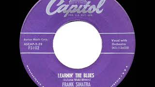 1955 HITS ARCHIVE Learnin’ The Blues  Frank Sinatra a 1 record [upl. by Monda177]