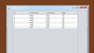 Java Tutorial  How To Populate JTable From ArrayList In Java Using NetBeans With Source Code [upl. by Arikehs]