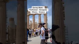 How to find Survey marks at the Acropolis  Athens  Greece [upl. by Ellehcam]