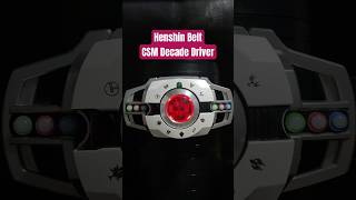 Henshin Belt CSM Decade DriverquotKamen Rider Decadequot shots kamen kamenrider kamenriderdecade [upl. by Gregrory]