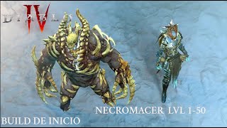 DIABLO IV  HAZ ESTO BUILD DE INICIO NECROMANCER HIELO GUÍA COMPLETAESPAÑOL [upl. by Egerton]