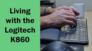 BEST Ergo Keyboard Logitech K860  Long Term Review [upl. by Jess]