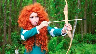 Disneys BRAVE Merida Makeup Tutorial [upl. by Llehcnom191]