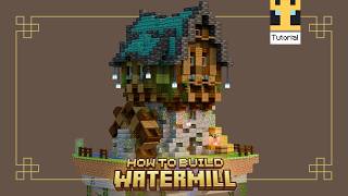 How to build the BEST Medieval Watermill in Minecraft [upl. by Suzanna]