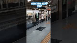 Ahmedabad metro train 🚆🚆🚆🚆🚆🚂🚂 [upl. by Annodas]